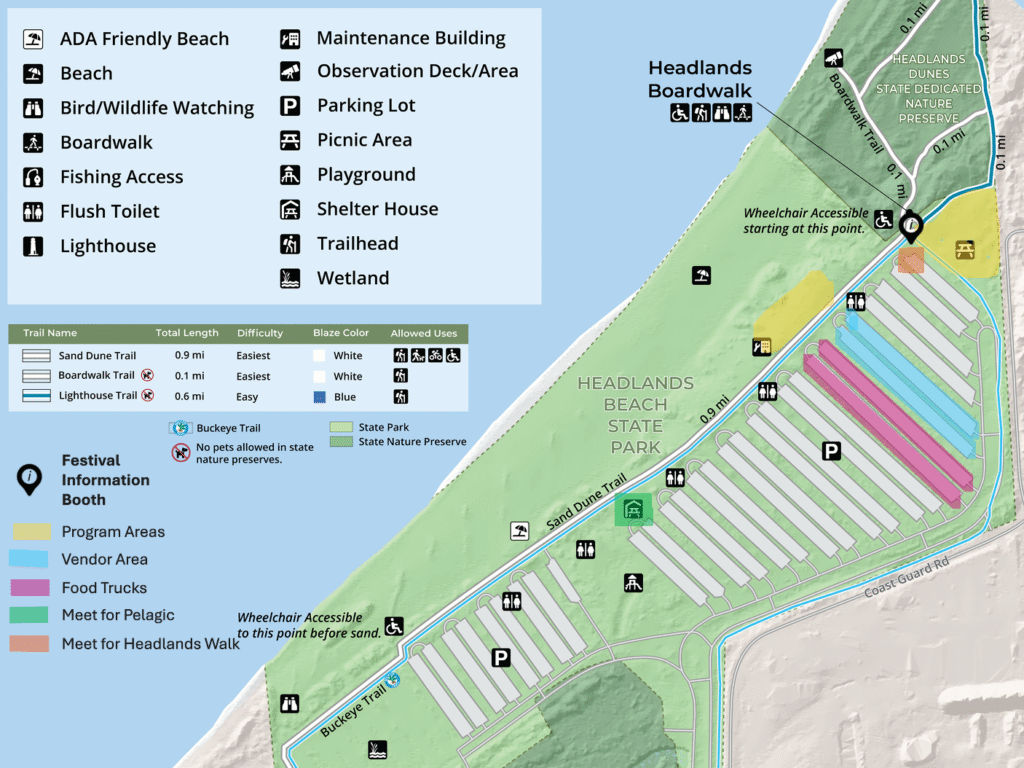 Headlands Festival Map