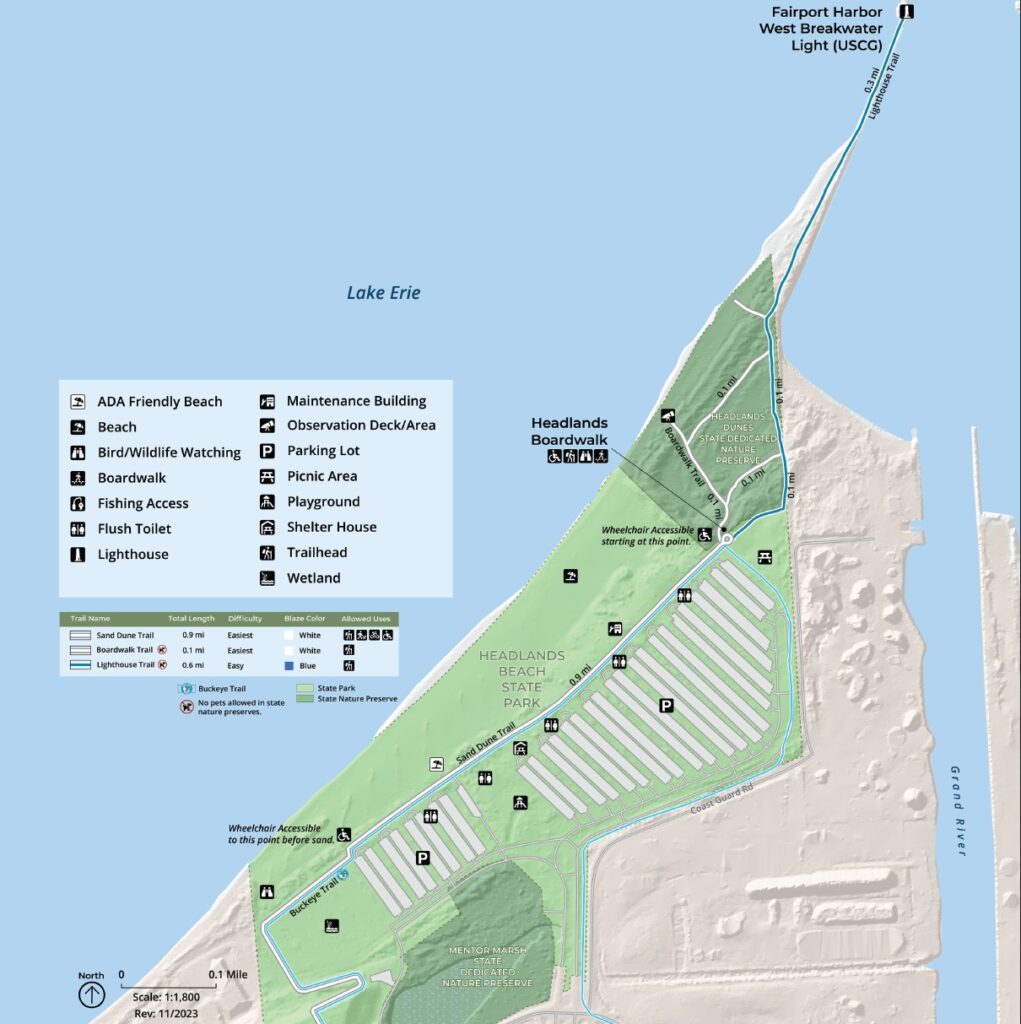 Headlands Birding Festival map