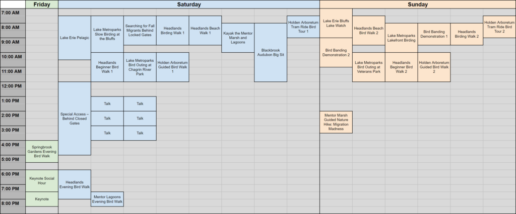 Full Schedule Full Schedule