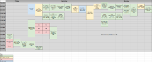 2026 Headlands Birding Festival full schedule layout by day and time