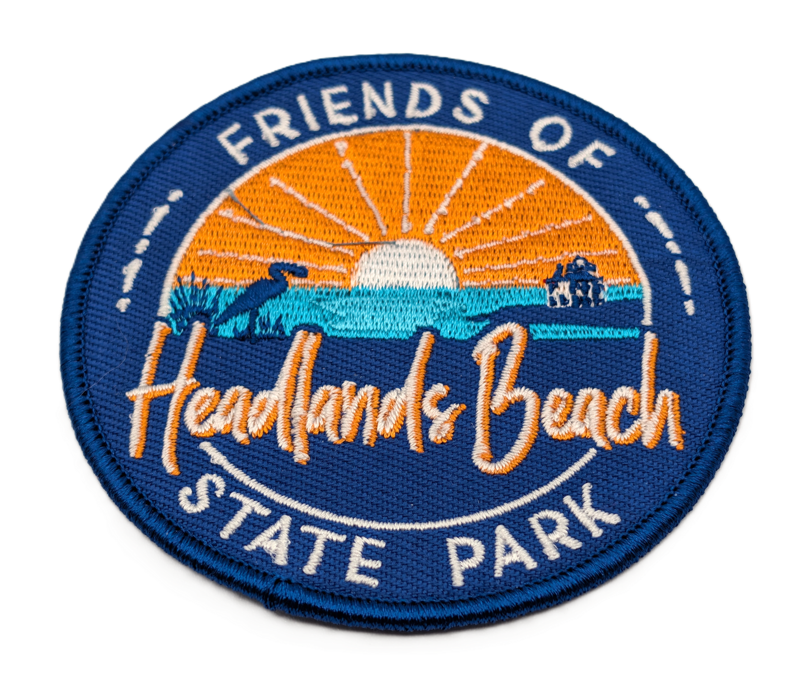 Friends of Headlands Beach Embroidered 3" Patch - Image 2